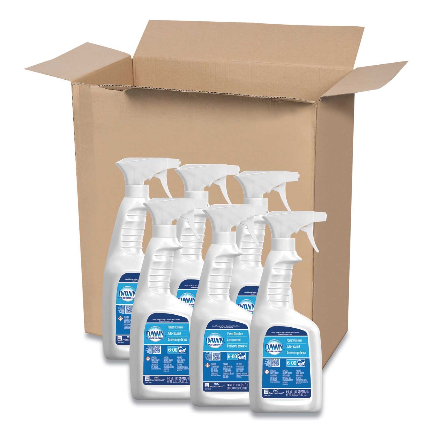 Dawn Professional Liquid Ready-To-Use Grease Fighting Power Dissolver Spray, 32 Ounce Trigger On Spray Bottle -- 6 per case
