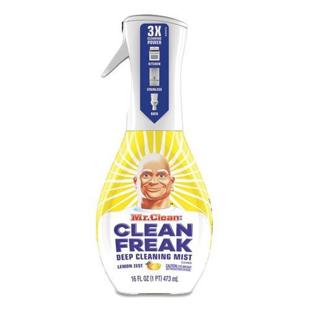 Mr Clean Clean Freak Deep Cleaning Mist Lemon Scent Multi Surface Spray, 16 Ounce