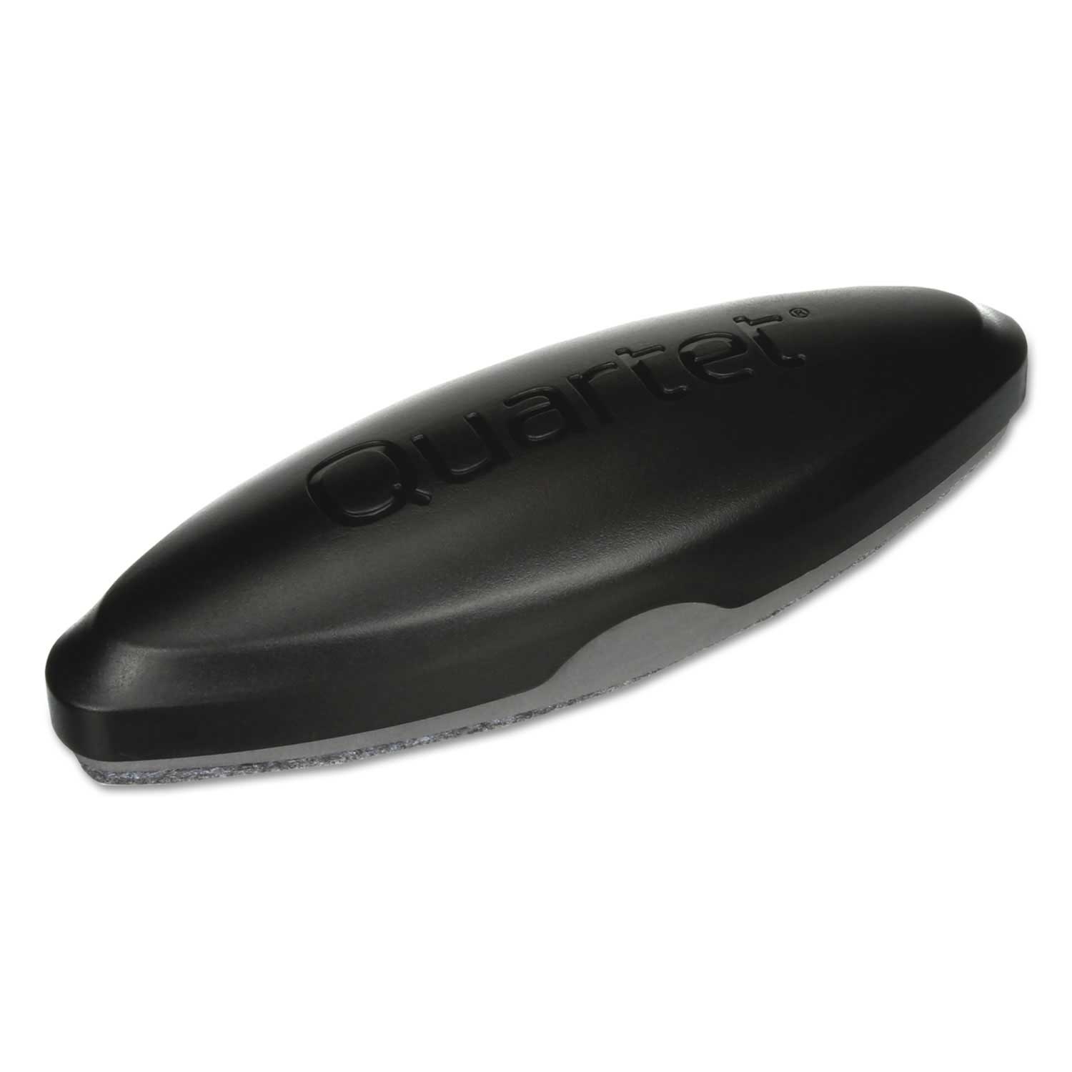Quartet Black Magnetic 2-in-1 Eraser, 2 x 1.38 x 6.5 inch