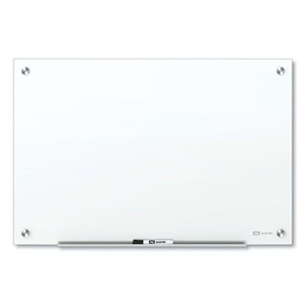 Quartet White Surface Brilliance Glass Dry Erase Board, 48 x 36 inch