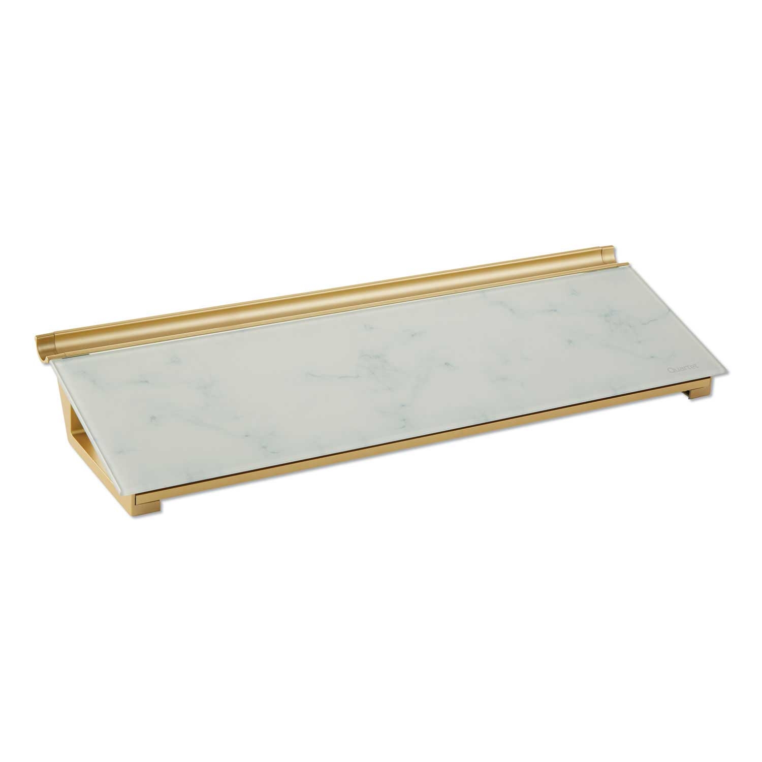 Quartet Marble Glass Dry Erase Desktop Computer Pad, 18 x 6 inch