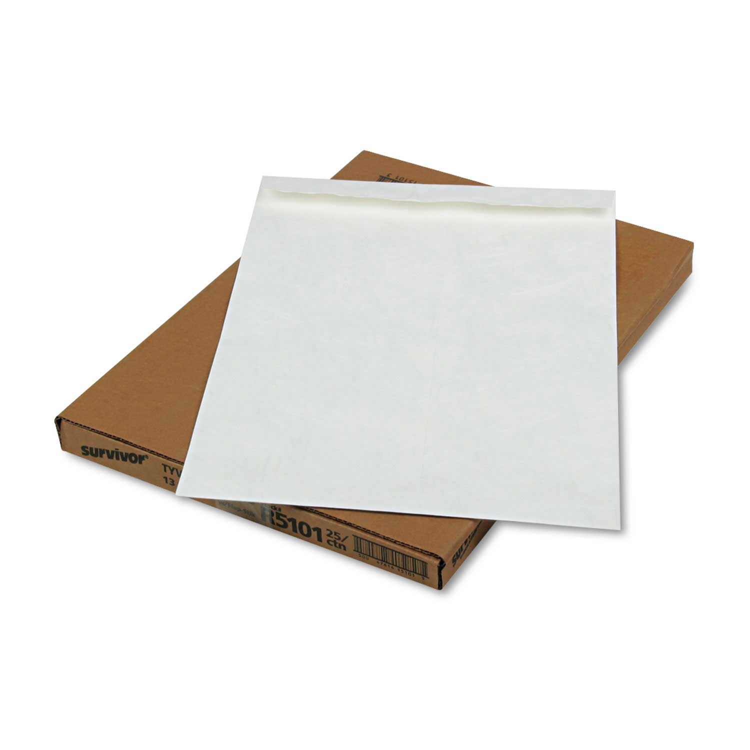 Survivor Dupont Tyvek White Self Adhesive Closure Catalog Mailer, 13 x 19 inch - 25 per box -- 1 box