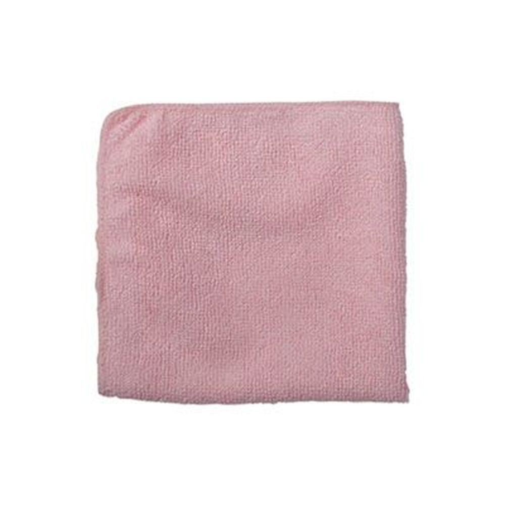 Rubbermaid Commercial Red Microfiber Cleaning Cloths, 12 x 12 inch -- 24 per pack