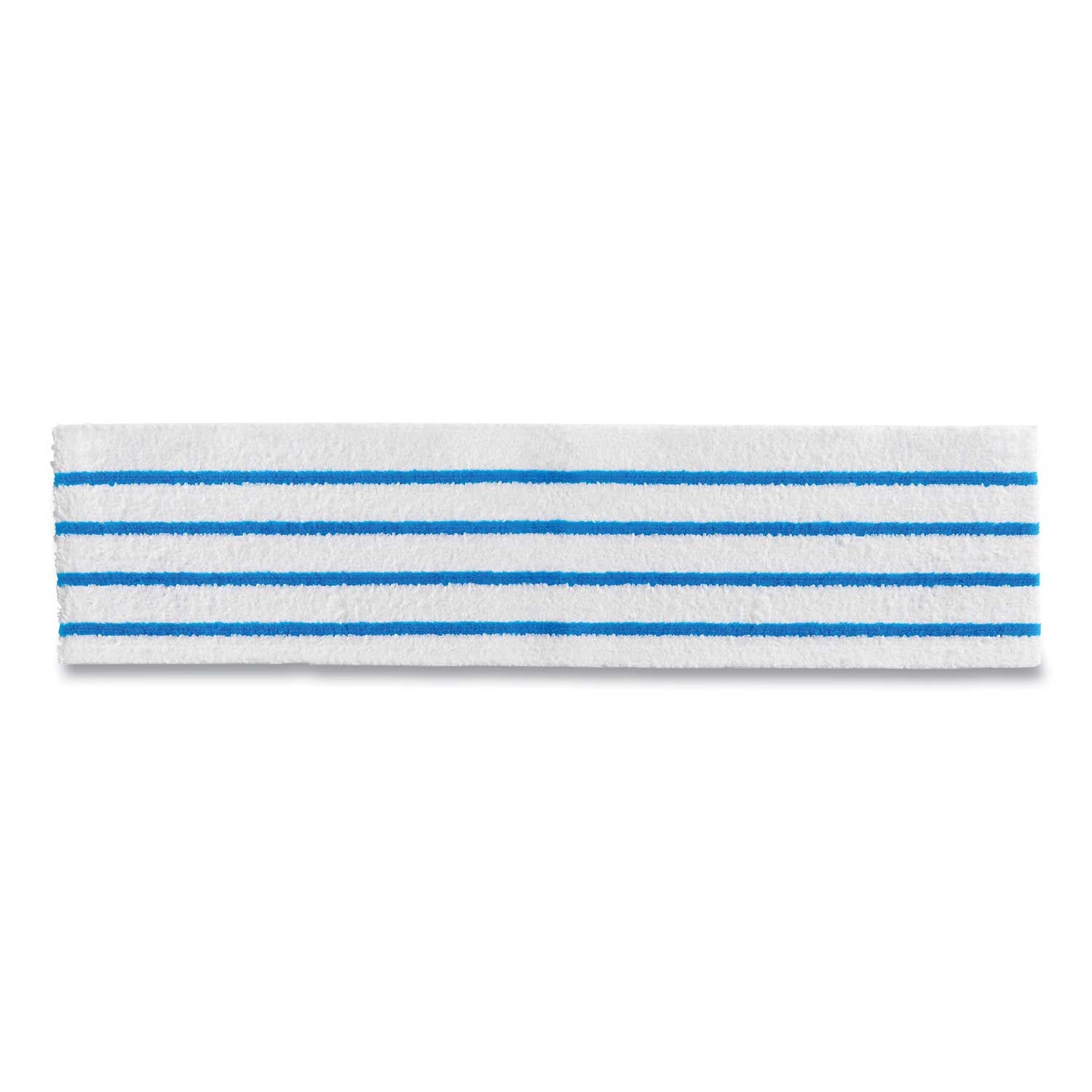 Rubbermaid Commercial Hygen Disposable White/Blue Stripes Microfiber Pad, 4.75 x 19 inch - 50 per pack -- 3 packs per case