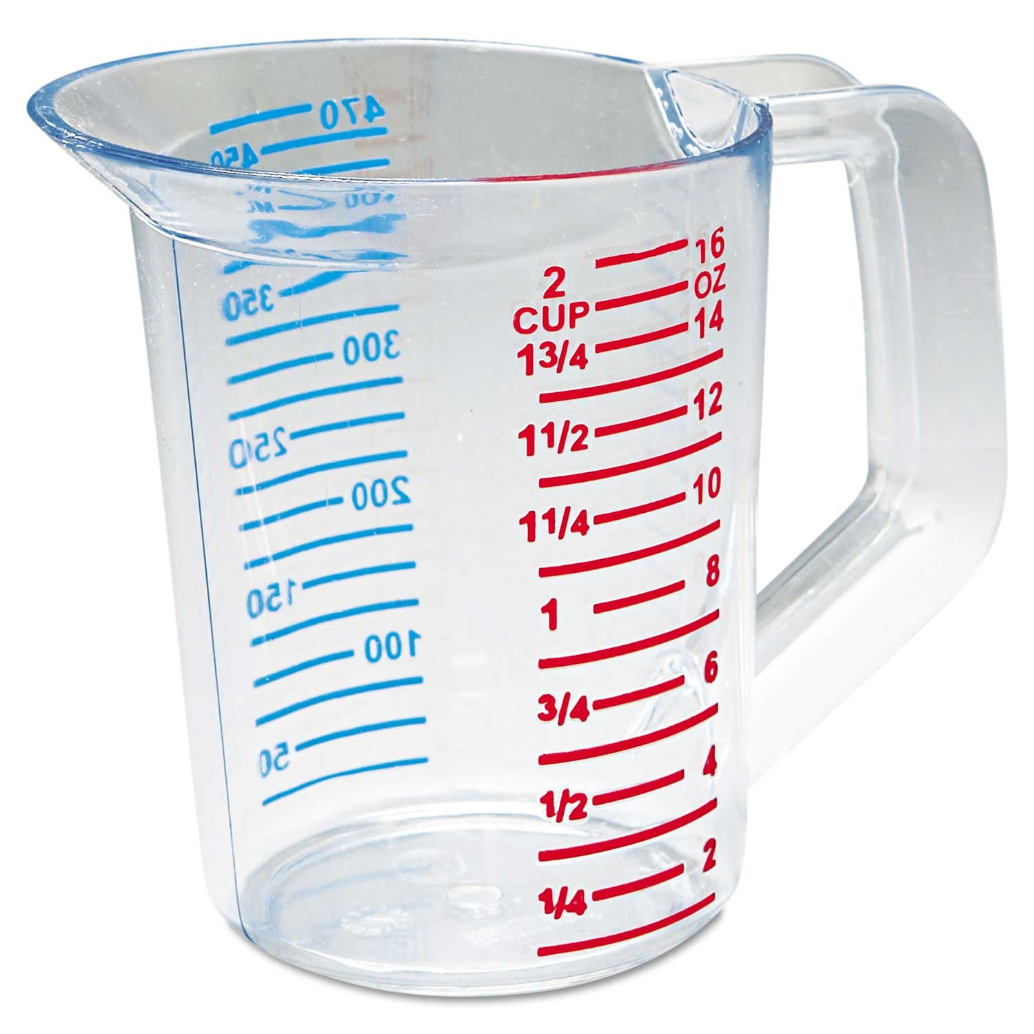 Rubbermaid Commercial Clear Bouncer Measuring Cup, 16 Ounce