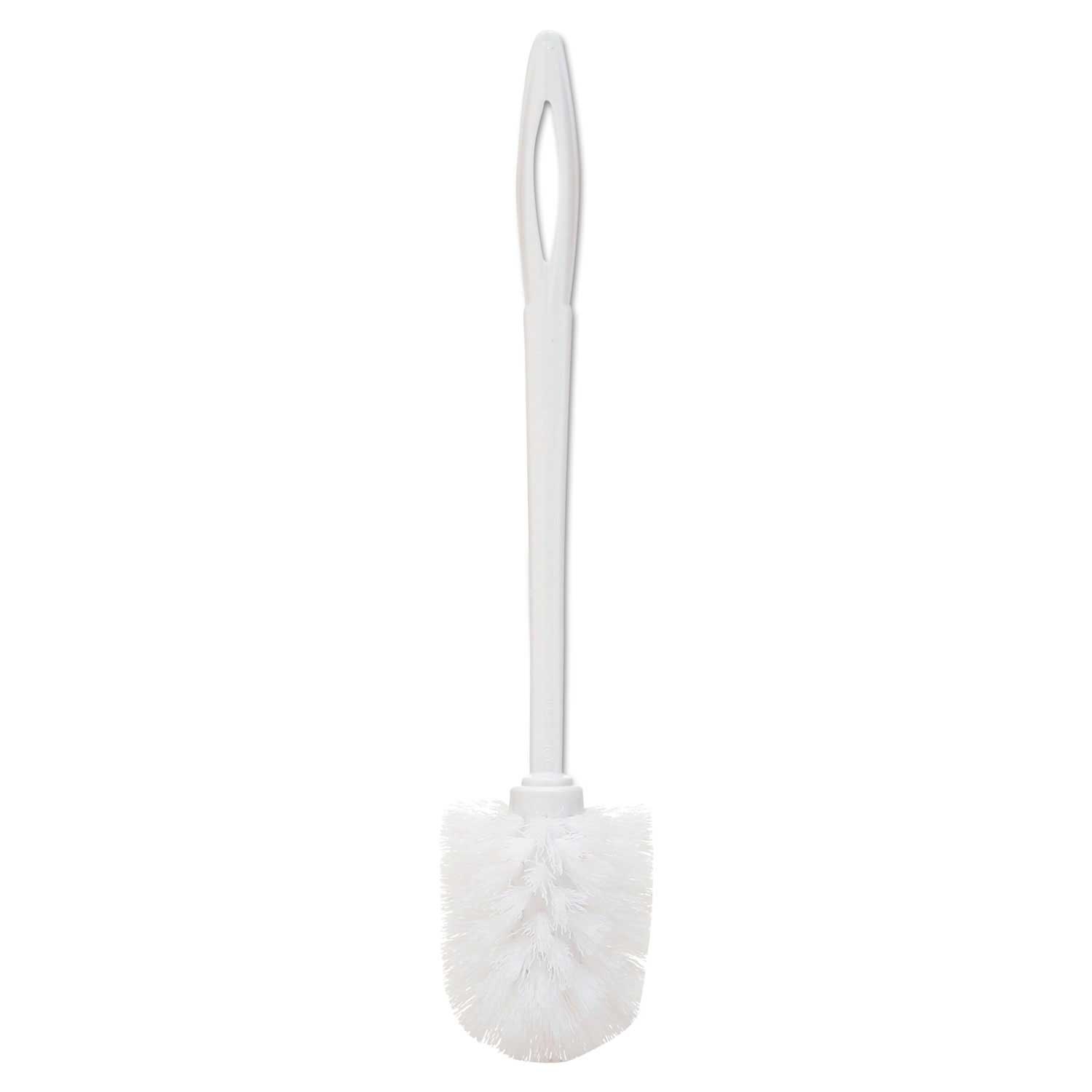Rubbermaid Commercial White Plastic Toilet Bowl Brush, 14 1/2 inch