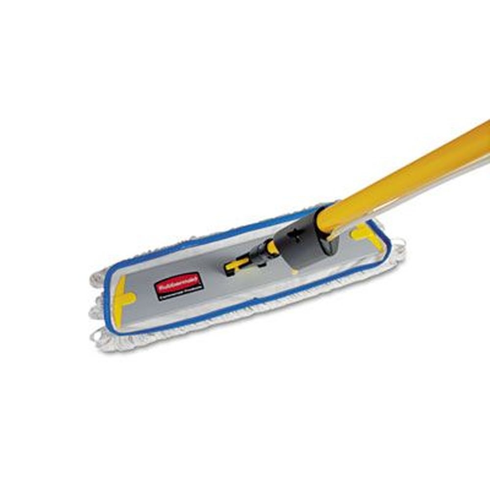 Rubbermaid Commercial White Nylon Flow Flat Mop, 18 inch