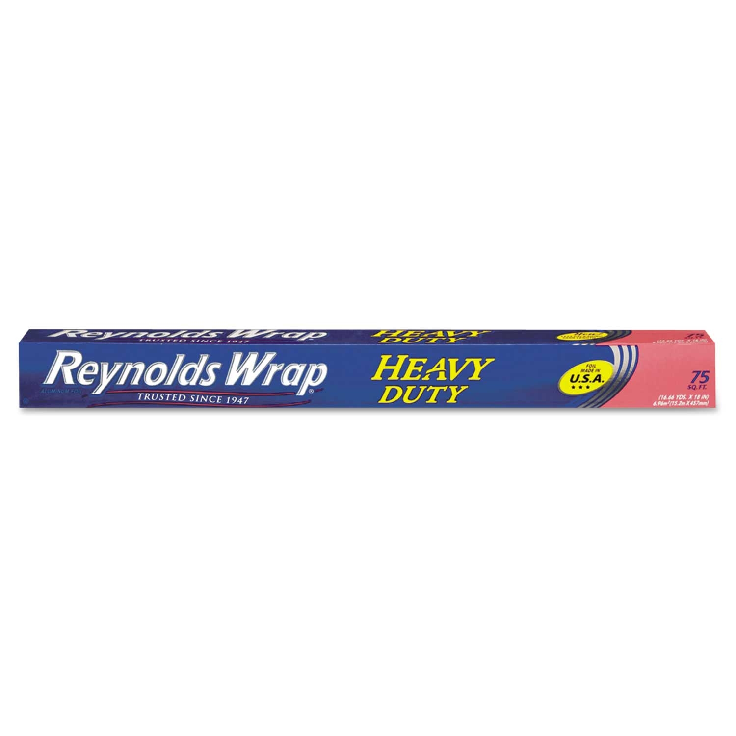 Reynolds Wrap Silver Heavy Duty Aluminum Foil Roll, 18 inch x 75 feet -- 20 per case