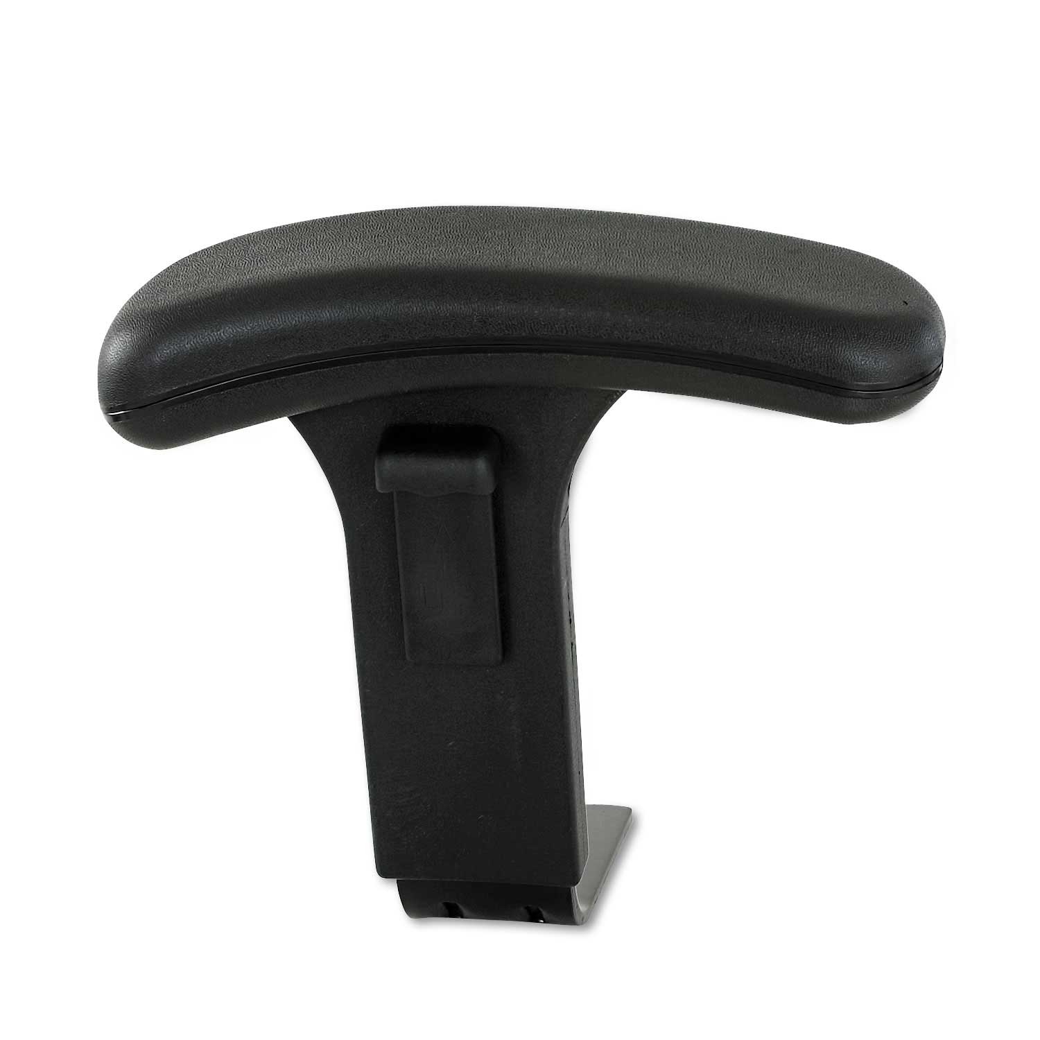 Safco Black Height Adjustable T-Pad Arm Only -- 1 pair