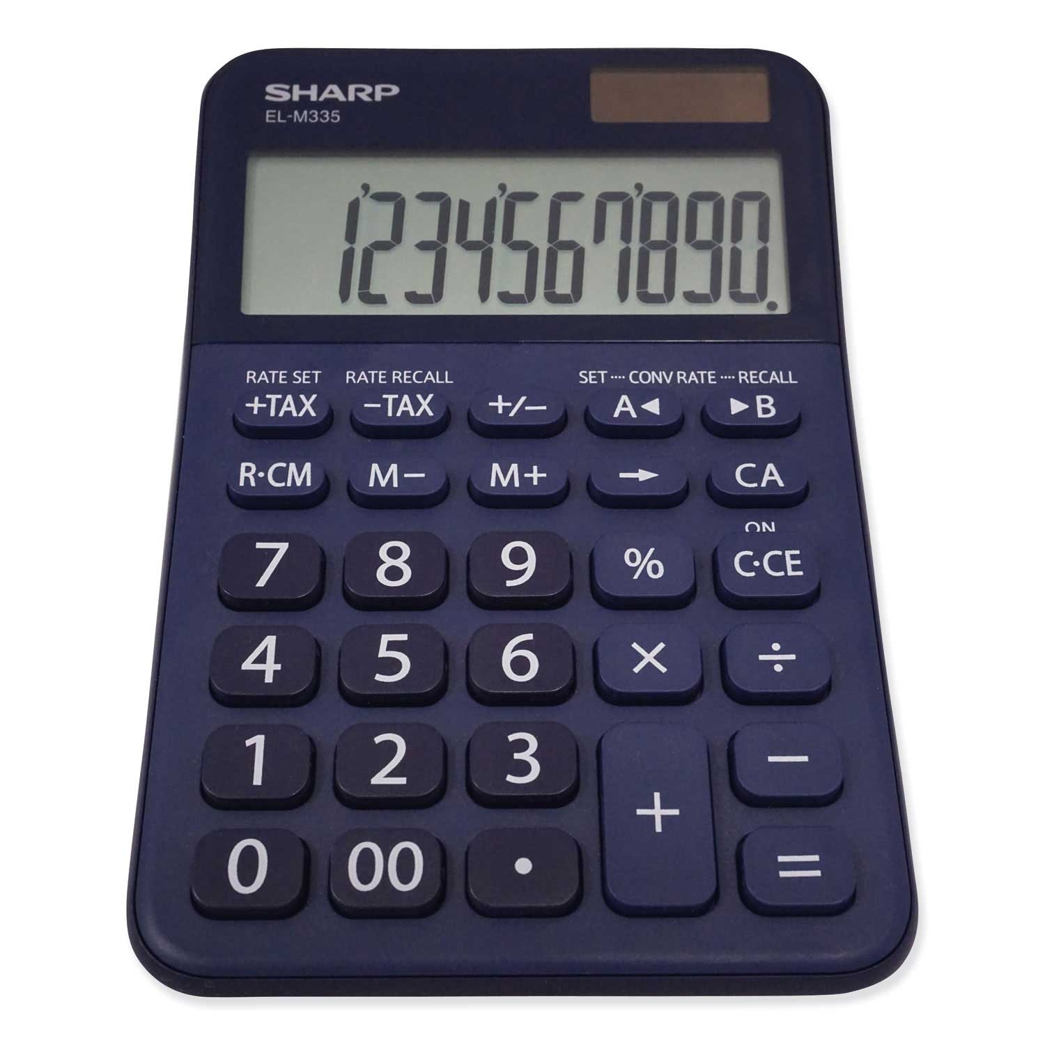 Sharp Blue 10 Digit LCD Desktop Calculator
