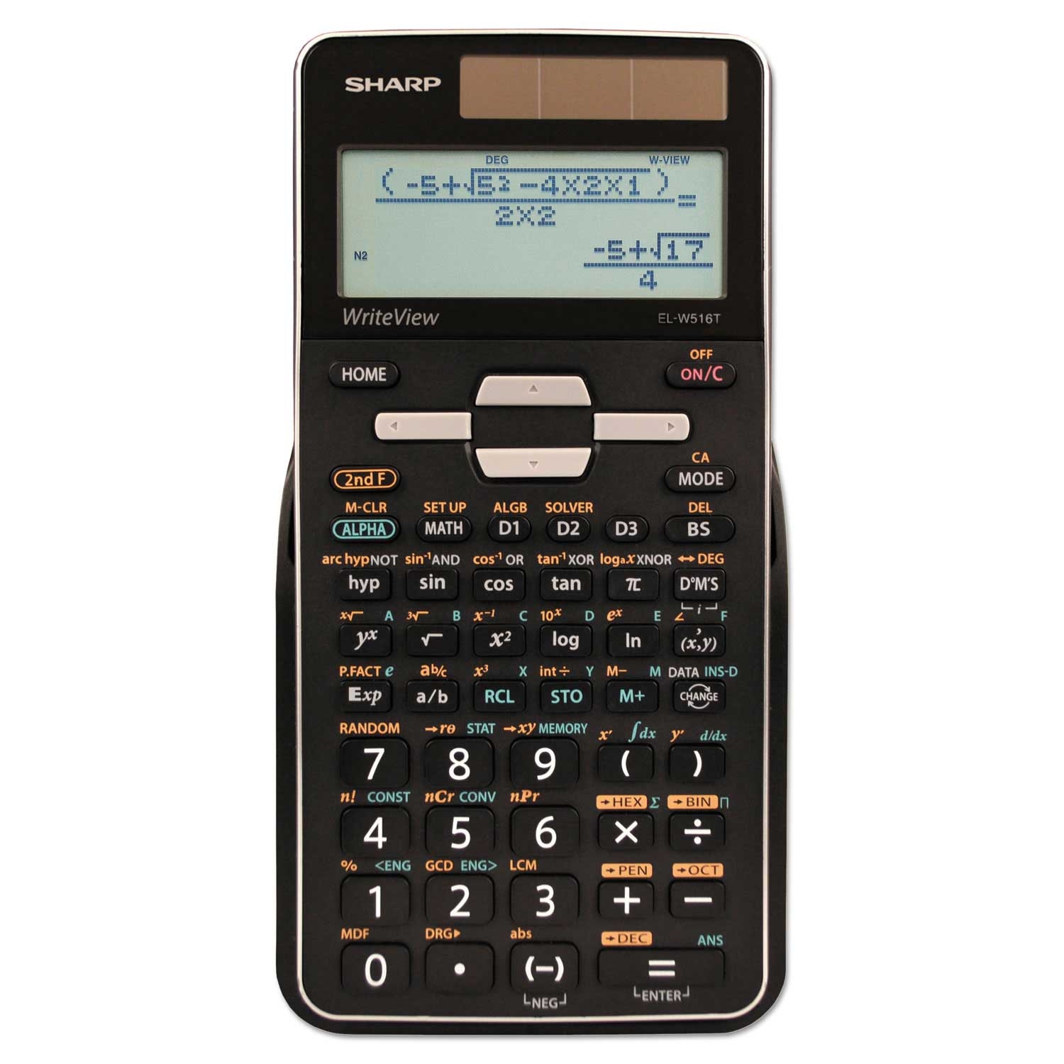 Sharp Black Silver 16 Digit LCD Scientific Calculator
