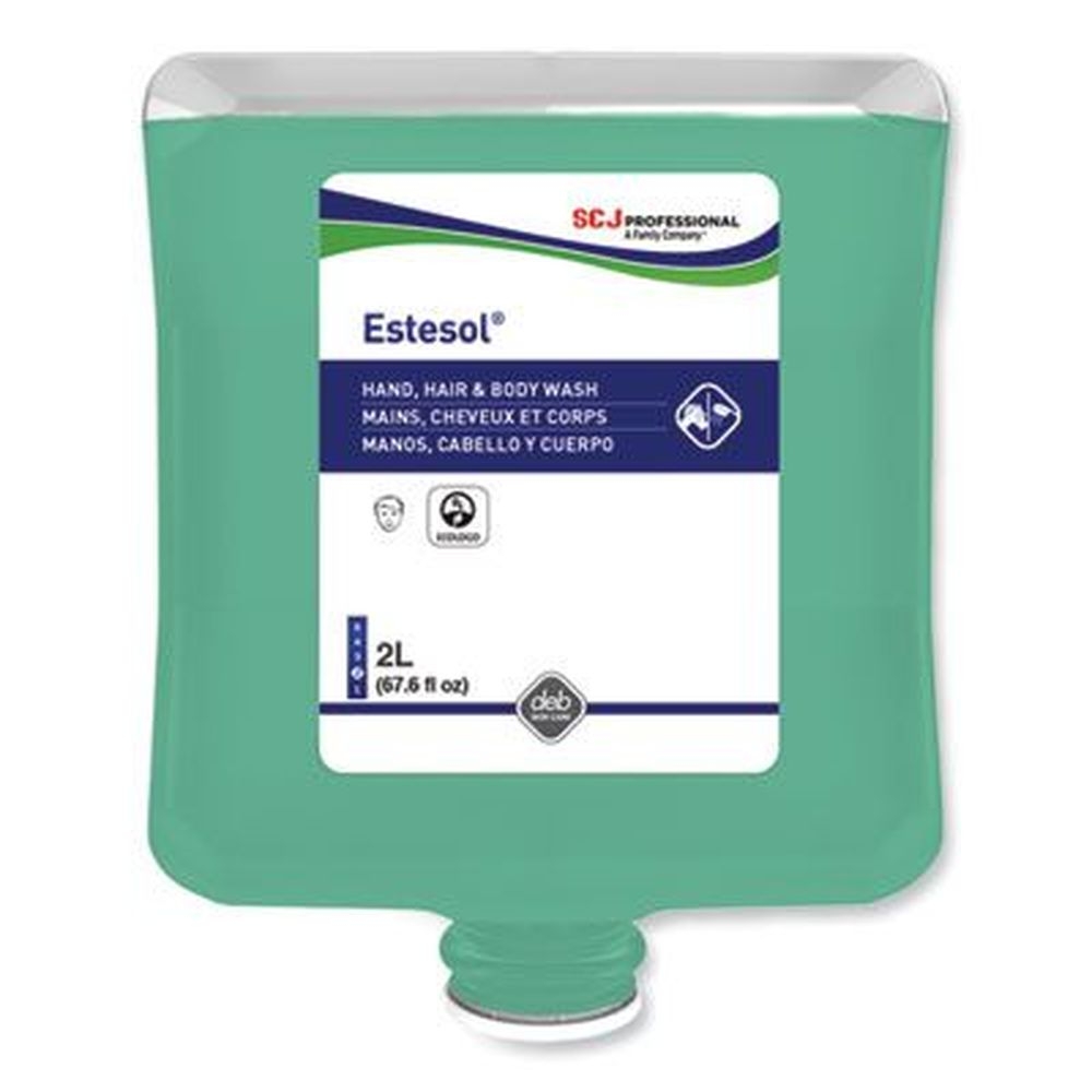 SC Johnson Professional Rainforest Scent Estesol Hand Hair and Body Cleaner Manual Cartridge Refill, 2 Liter -- 4 per case