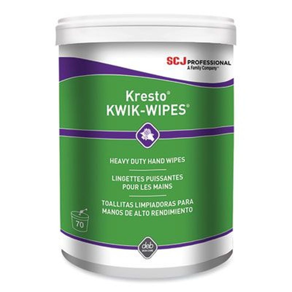 SC Johnson Professional Citrus Kresto KWIK-WIPES Cloth, 7.9 x 5.7 inch - 70 per pack -- 6 packs per case