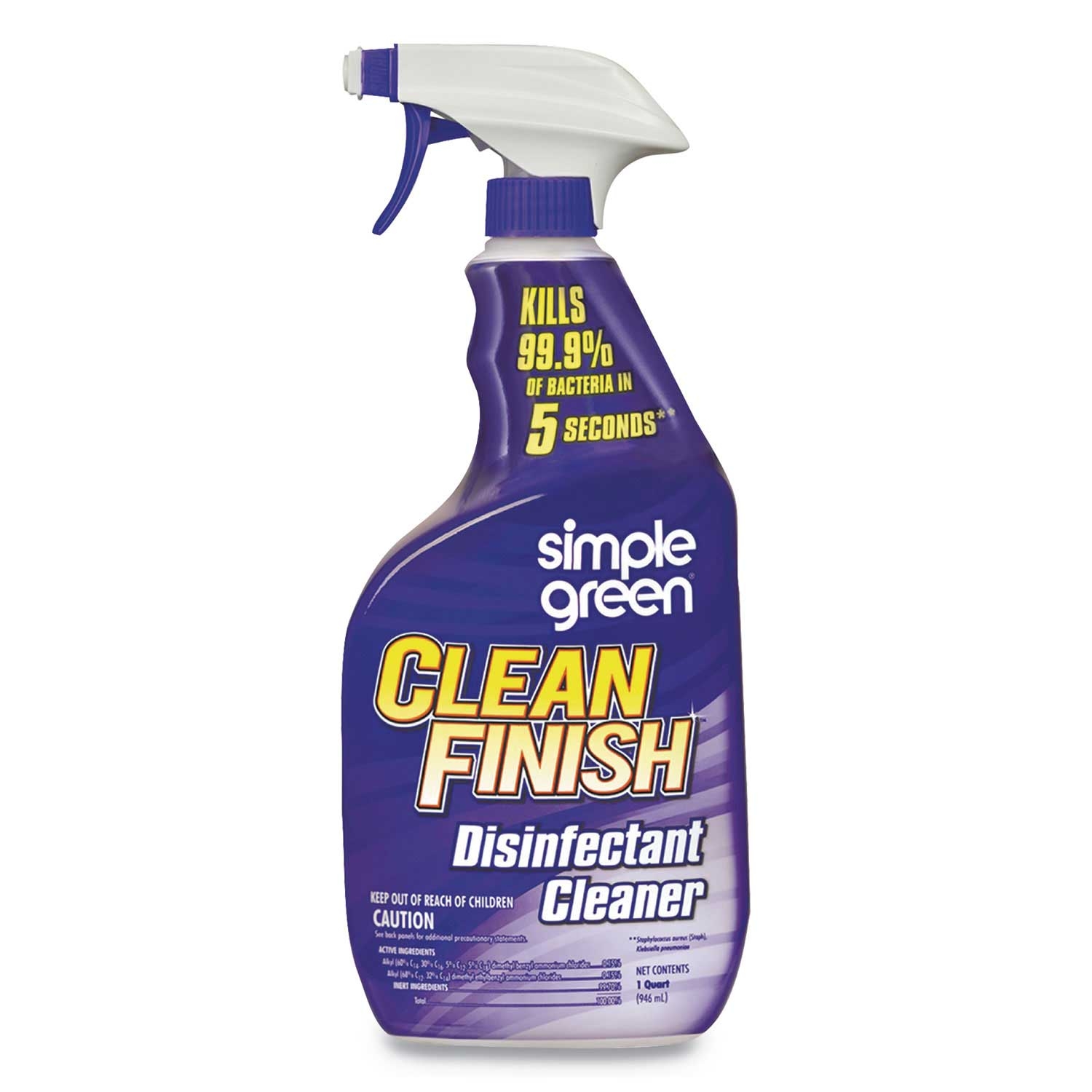 Simple Green Clean Finish Herbal Disinfectant Cleaner, 32 Ounce -- 12 per case