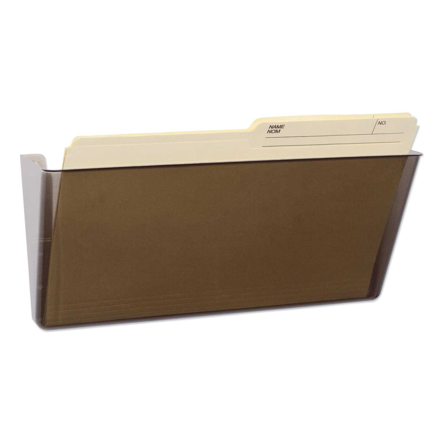 Storex Smoke Letter/Legal Unbreakable Magnetic Wall File, 16 x 7 inch