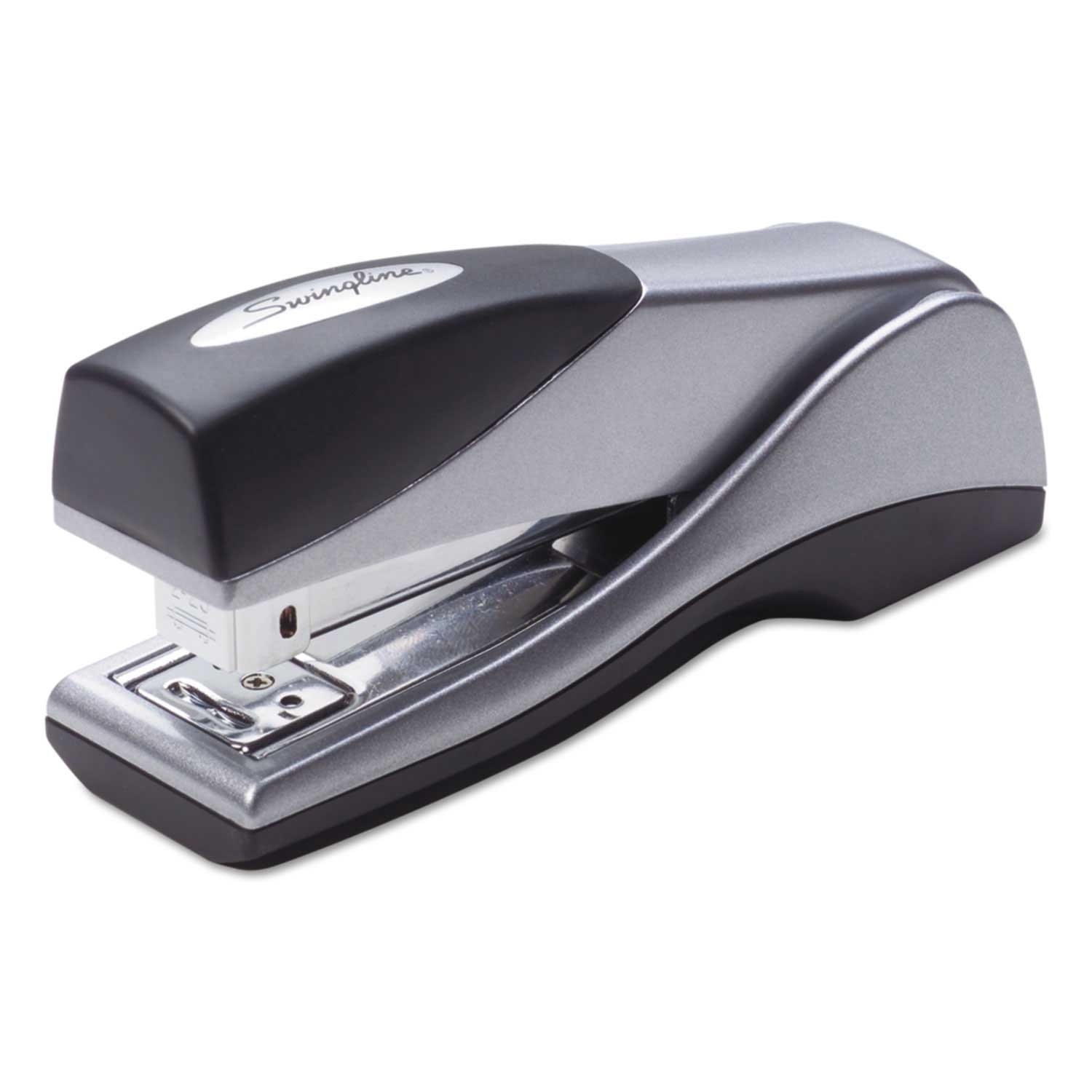 Swingline Silver Optima Grip Compact Stapler
