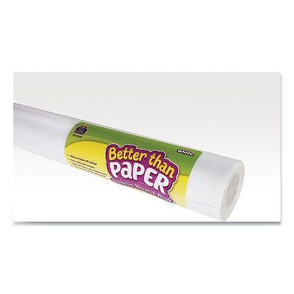 Teacher Created Resources White Better Than Paper Bulletin Board Roll, 4 x 12 feet