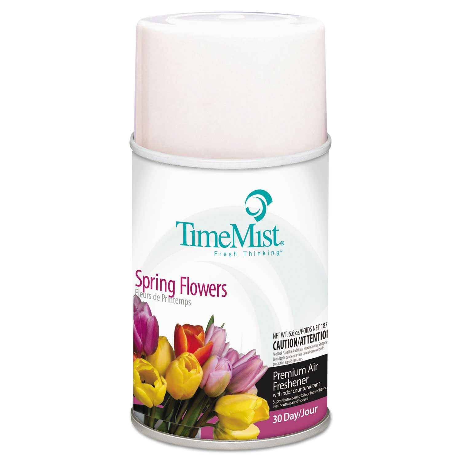 TimeMist Spring Flowers Scent Premium Metered Air Freshener Refill, 6.6 Ounce Aerosol