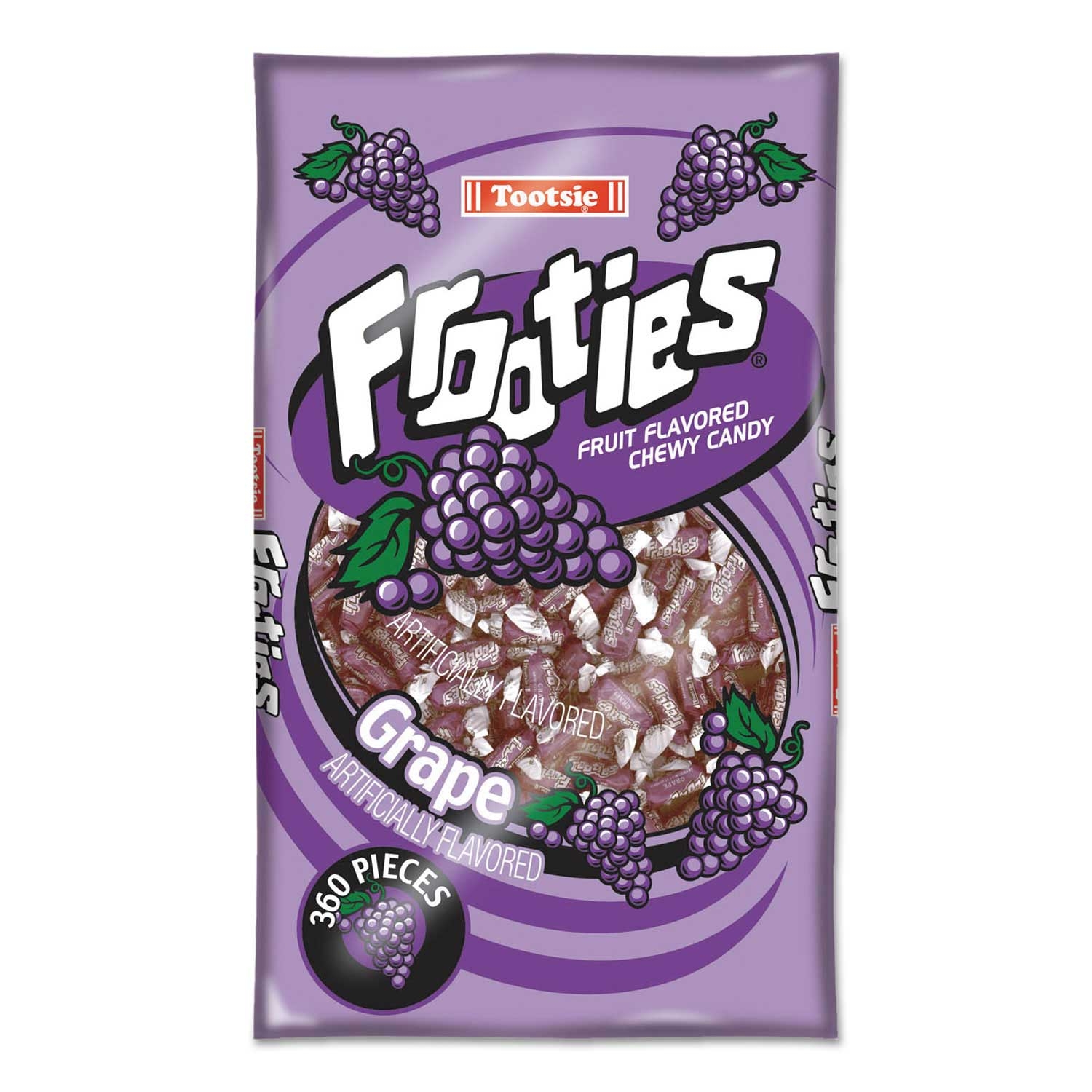 Tootsie Roll Frooties Grape Flavor Chewy Candy, 38.8 Ounce Bag - 360 pieces per pack