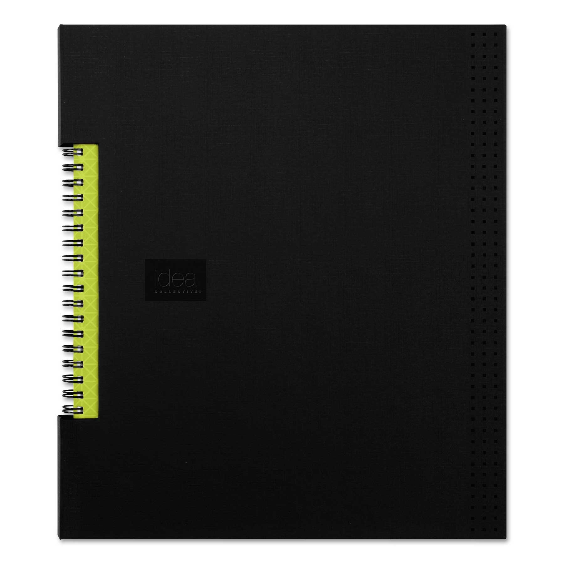 Oxford Idea Collective Black Professional Wirebound Hardcover 80 Pages Notebook, 8 1/2 x 11 inch