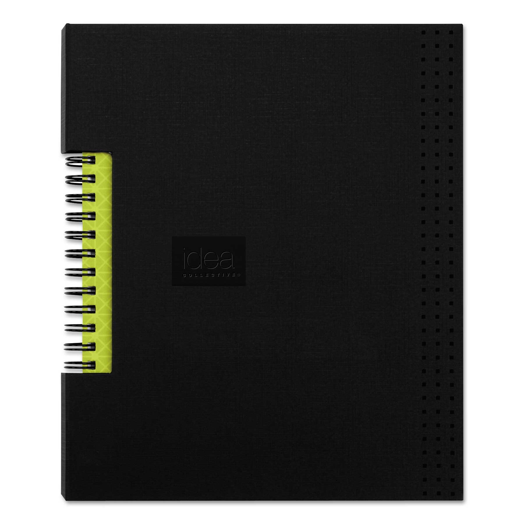 Oxford Idea Collective Black Professional Wirebound Hardcover 80 Pages Notebook, 5 7/8 x 8 1/4 inch