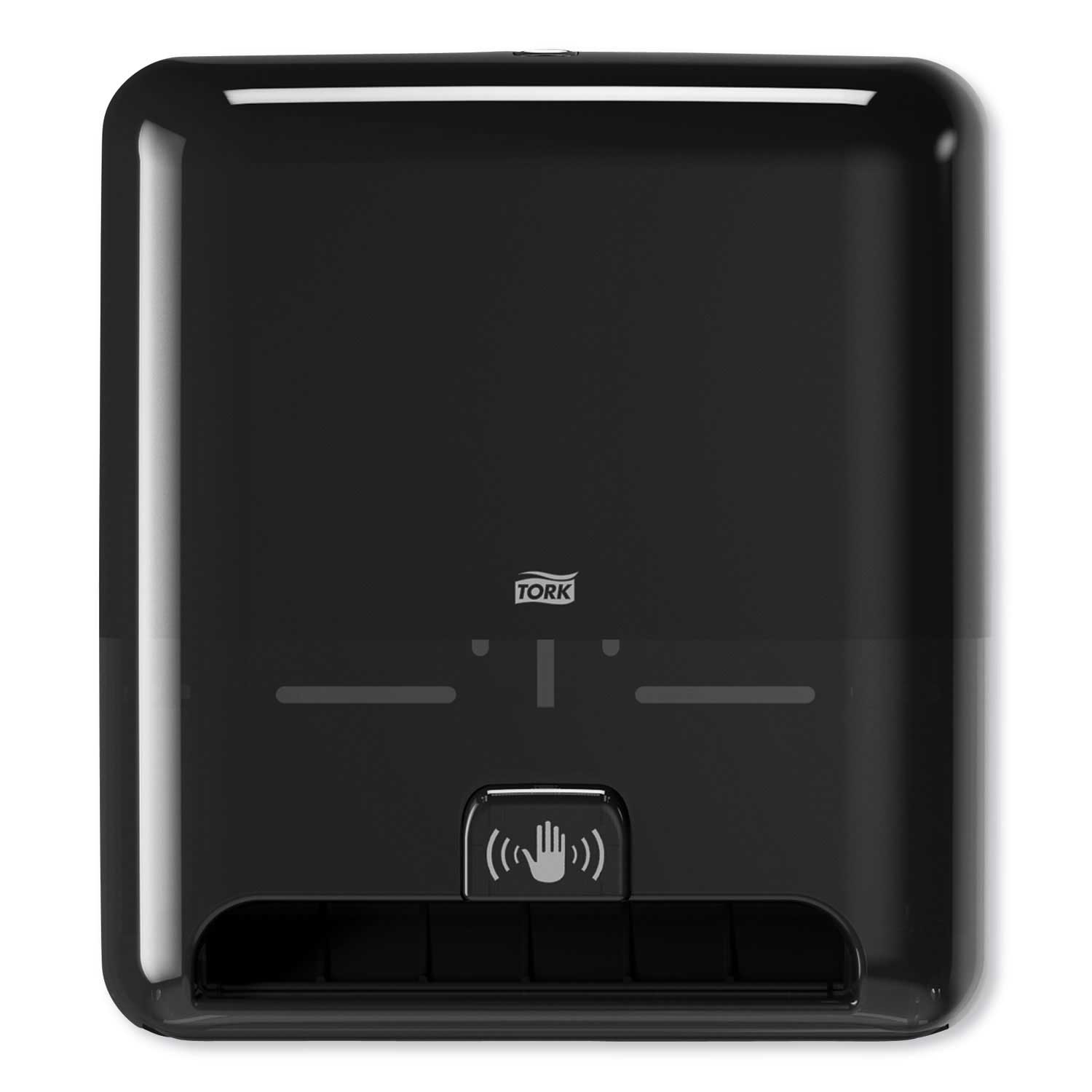 Tork Matic Black Elevation Hand Towel Roll Dispenser with Intuition Sensor, 13 x 8 x 14.5 inch