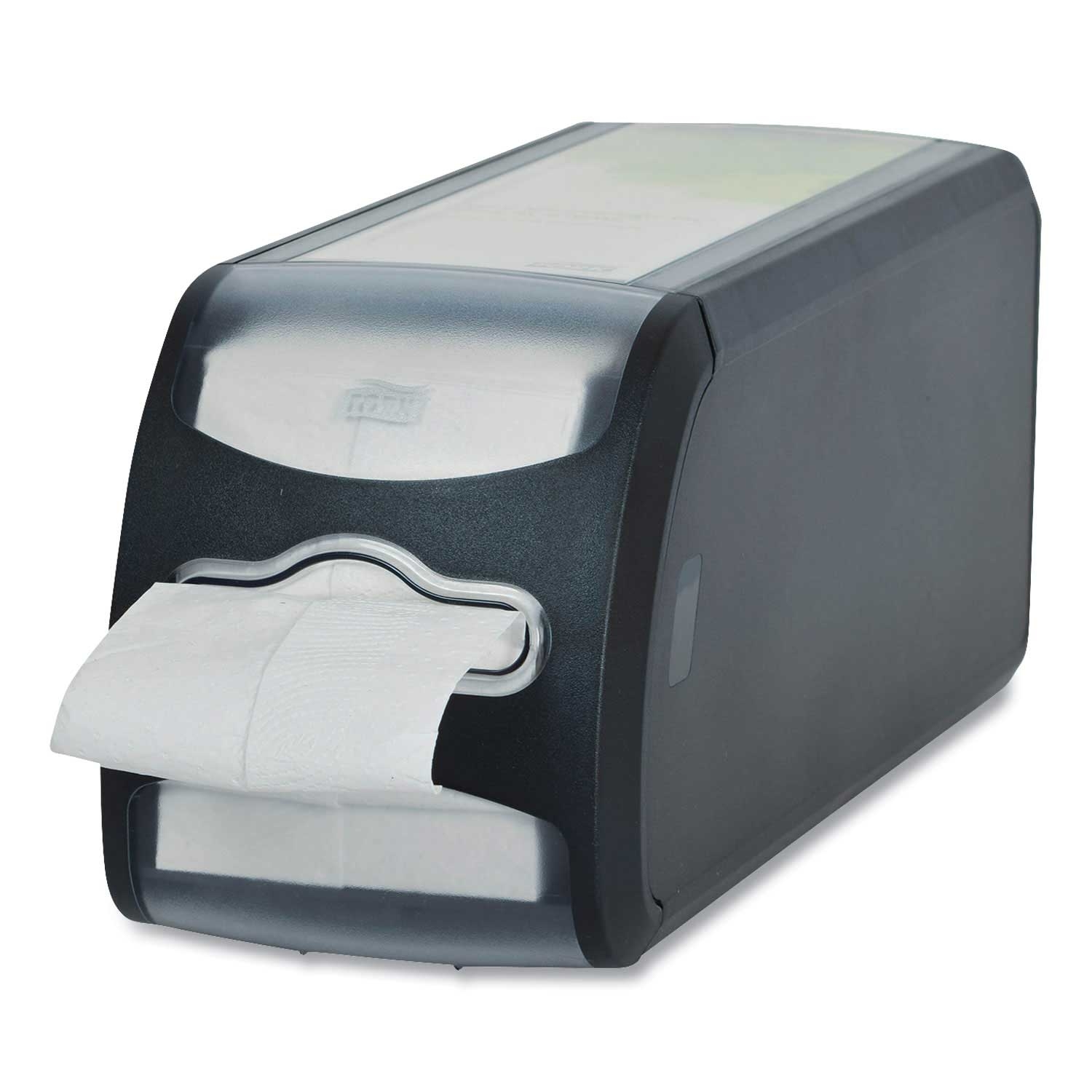 Tork Xpressnap Fit Plastic Black Countertop Napkin Dispenser, 4.8 x 12.8 x 5.6 inch