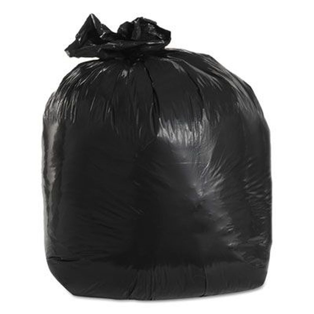 Trinity Plastics Black 1.5 Mil Low-Density Can Liner, 20 Gallon Capacity -- 100 per case