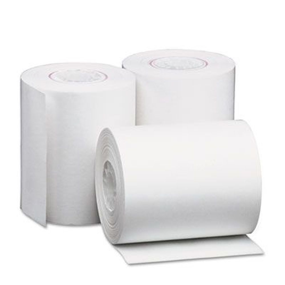 Impreso White 0.5 inch Core Adding Machine/Cash Register Thermal Paper Roll, 2.25 inch x 50 Feet -- 50 per case