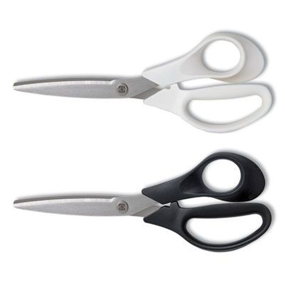 Tru Red Stainless Steel Scissor with Assorted Straight Handles, 8 inch Long -- 2 per pack