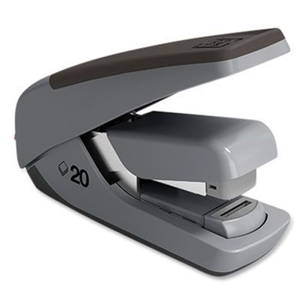 Tru Red Black One-Touch CX4 Desktop Stapler, 20-Sheet Capacity