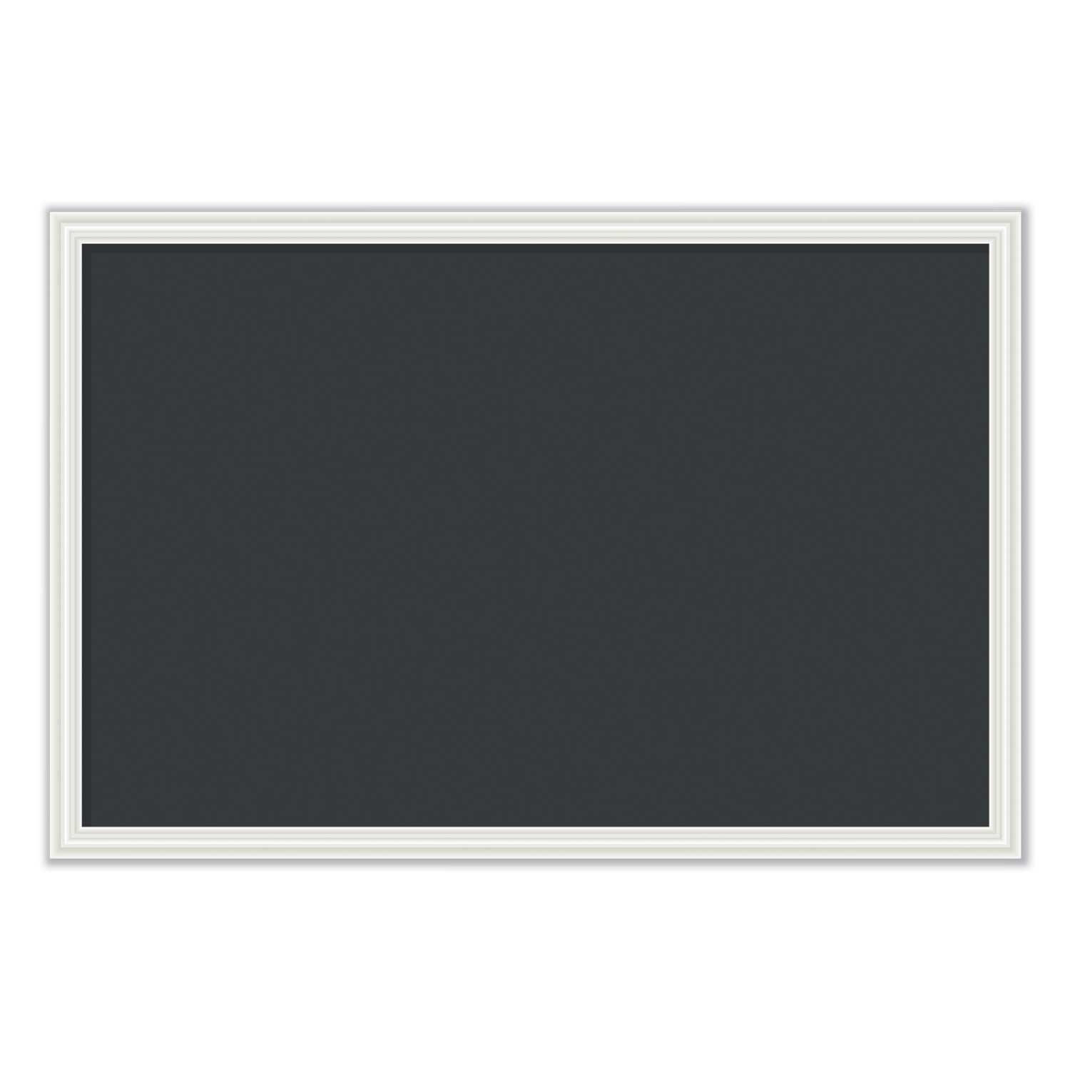 U Brands Magnetic Chalkboard with Decor Frame, 30 x 20 inch