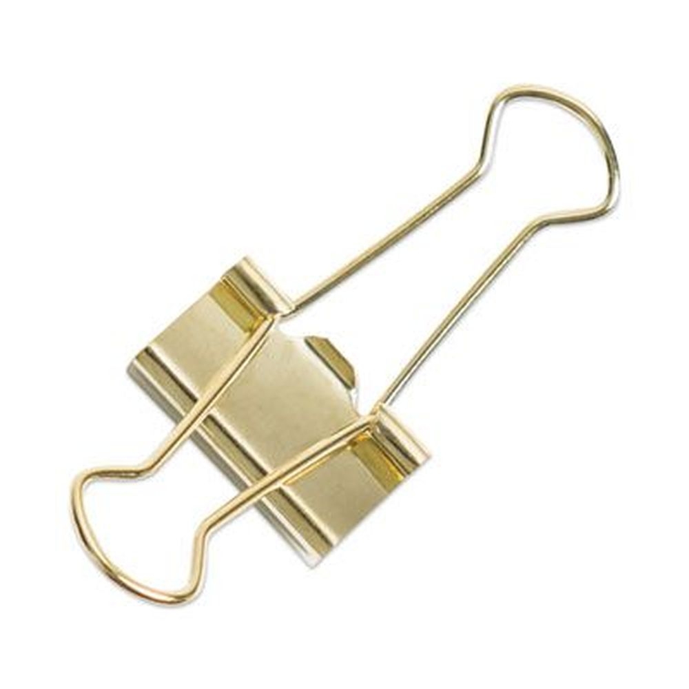 U Brands Gold Small Binder Clips -- 72 per pack