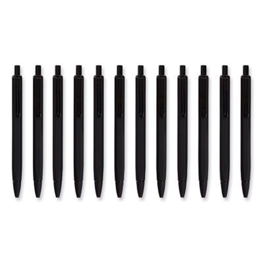 U Brands Black Lead Black Barrel 0.7 mm Cambria Soft Touch Number 2 HB Mechanical Pencil -- 12 per pack