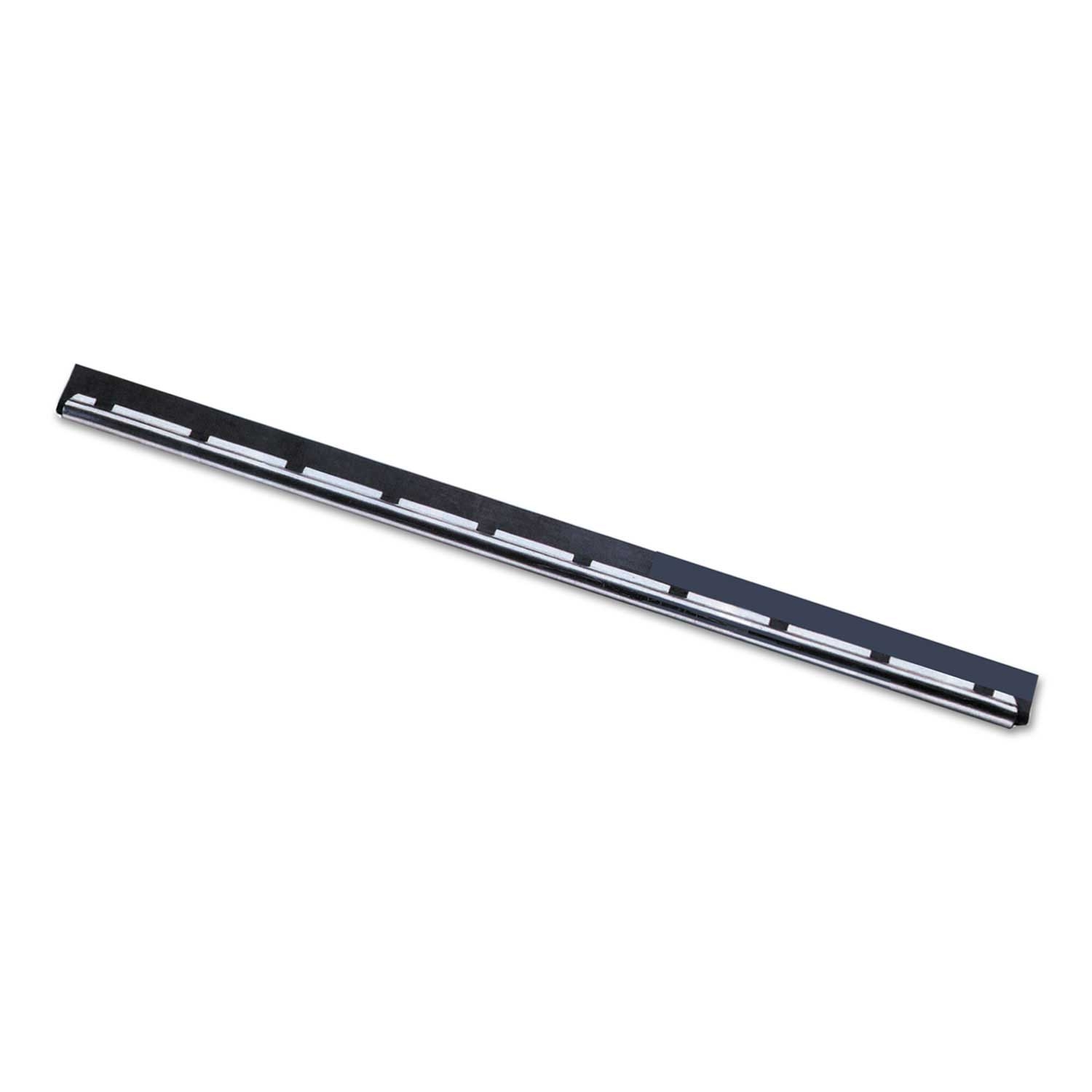 Unger Stainless Steel S Channel Window Squeegee with Soft Rubber, 18 inch Width Blade