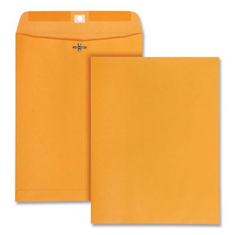 Universal Brown Kraft Square Flap Clasp/Gummed Closure Catalog Envelope, 10 x 13 inch -- 250 per case