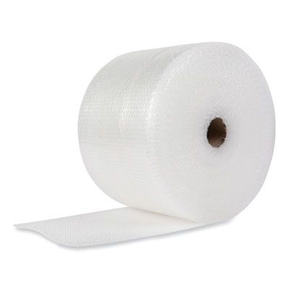 Universal Clear 0.19 inch Thick Bubble Packaging Wrap, 12 inch x 200 feet -- 8 per case