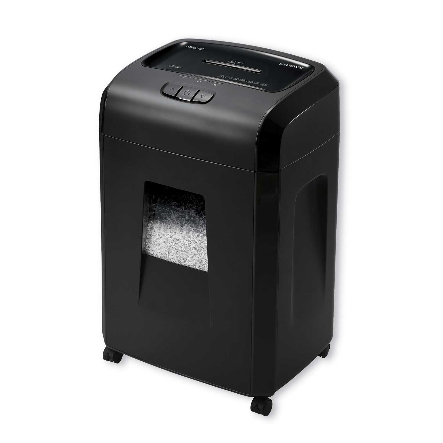 Universal Heavy-Duty Micro-Cut Shredder, 16.31 x 12.68 x 24.93 inch