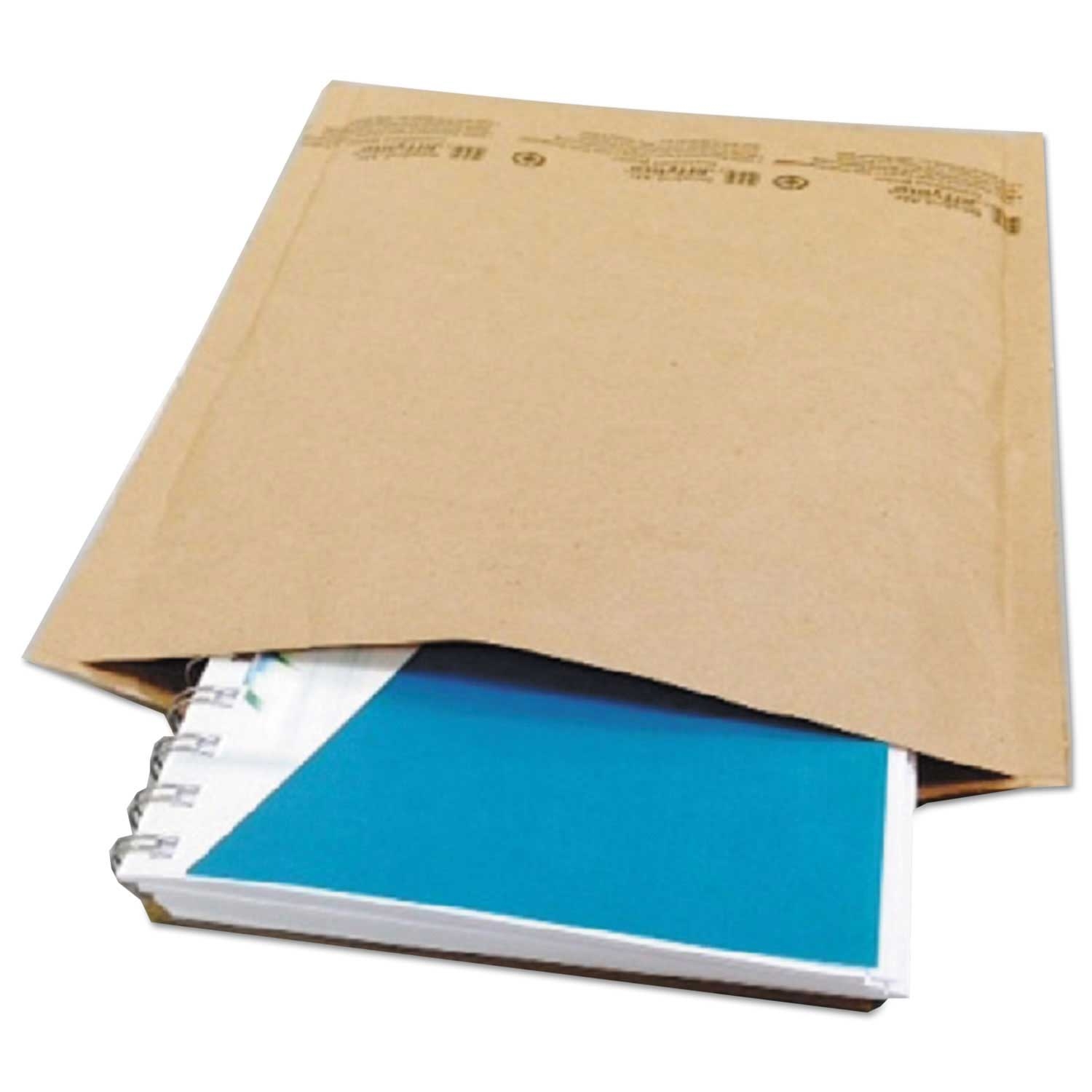 Universal Natural Kraft Self-Seal Cushioned Mailer, 10.5 x 16 inch -- 80 per case