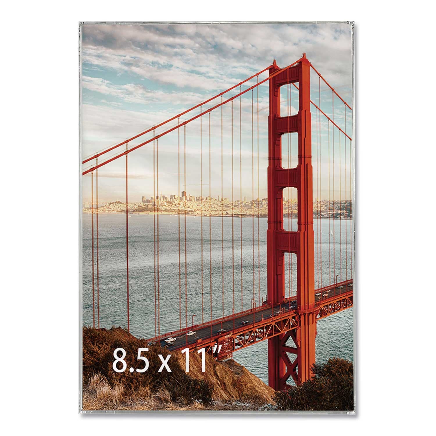 Universal Plastic Clear Box Frame, 11 x 8 1/2 inch
