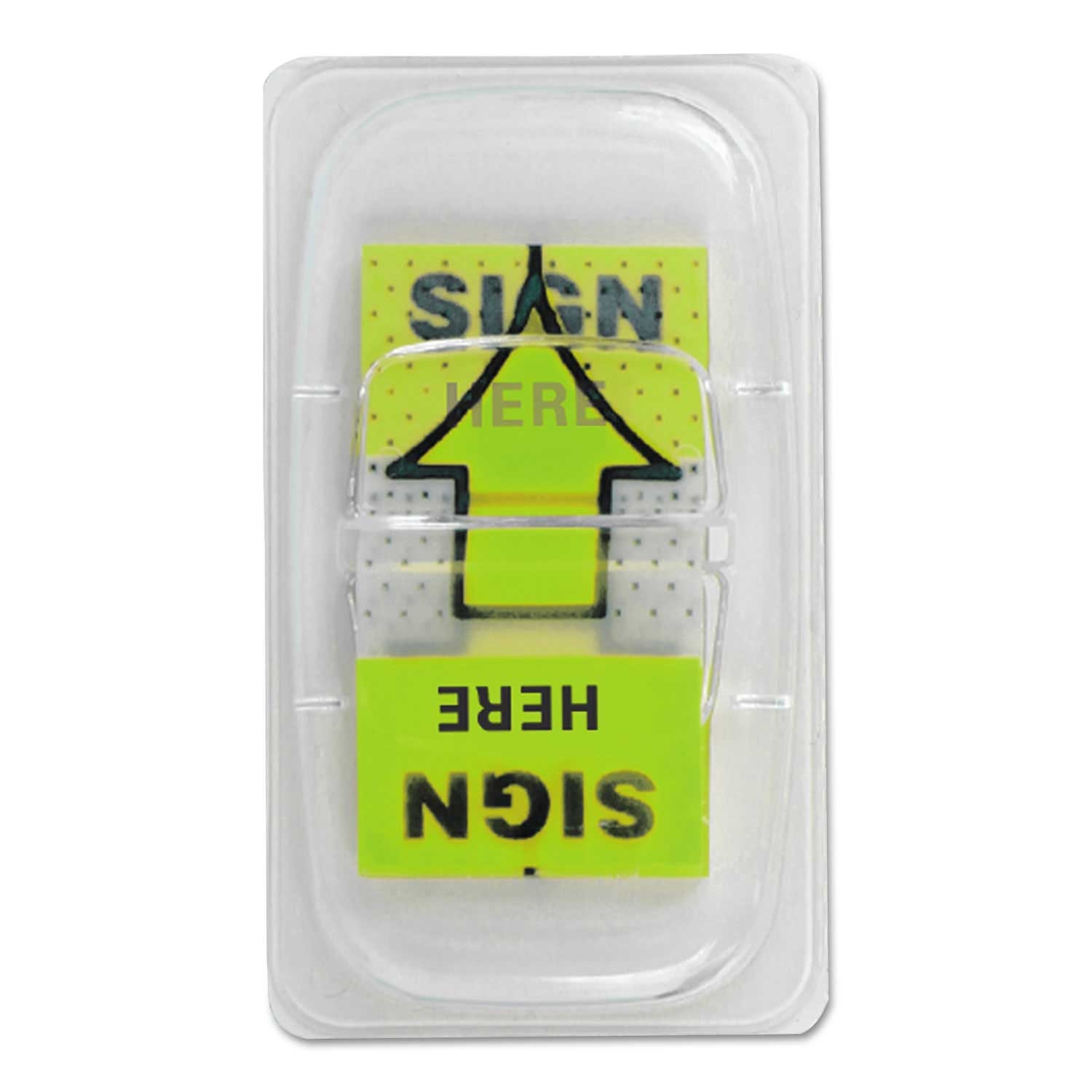 Universal Assorted Color Sign Here Deluxe Message Arrow Flag, 1 x 1.75 inch - 120 count per pack -- 1 pack per case