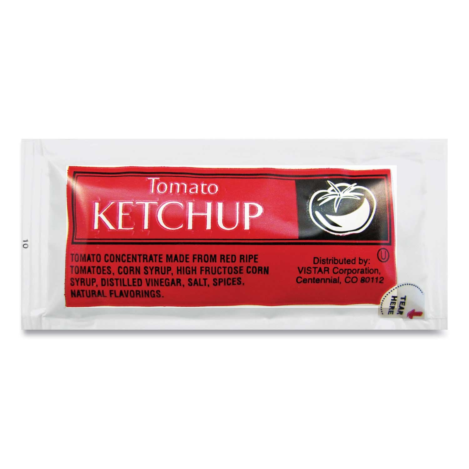 Vistar Tomato Ketchup, 0.25 Ounce Packet -- 200 per case