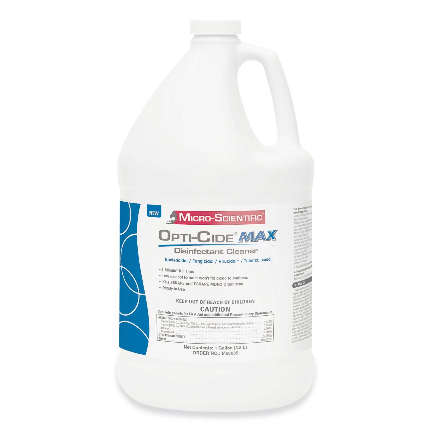 Weiman Opti Cide Max Disinfectant Cleaner, 1 Gallon Bottle -- 4 per case