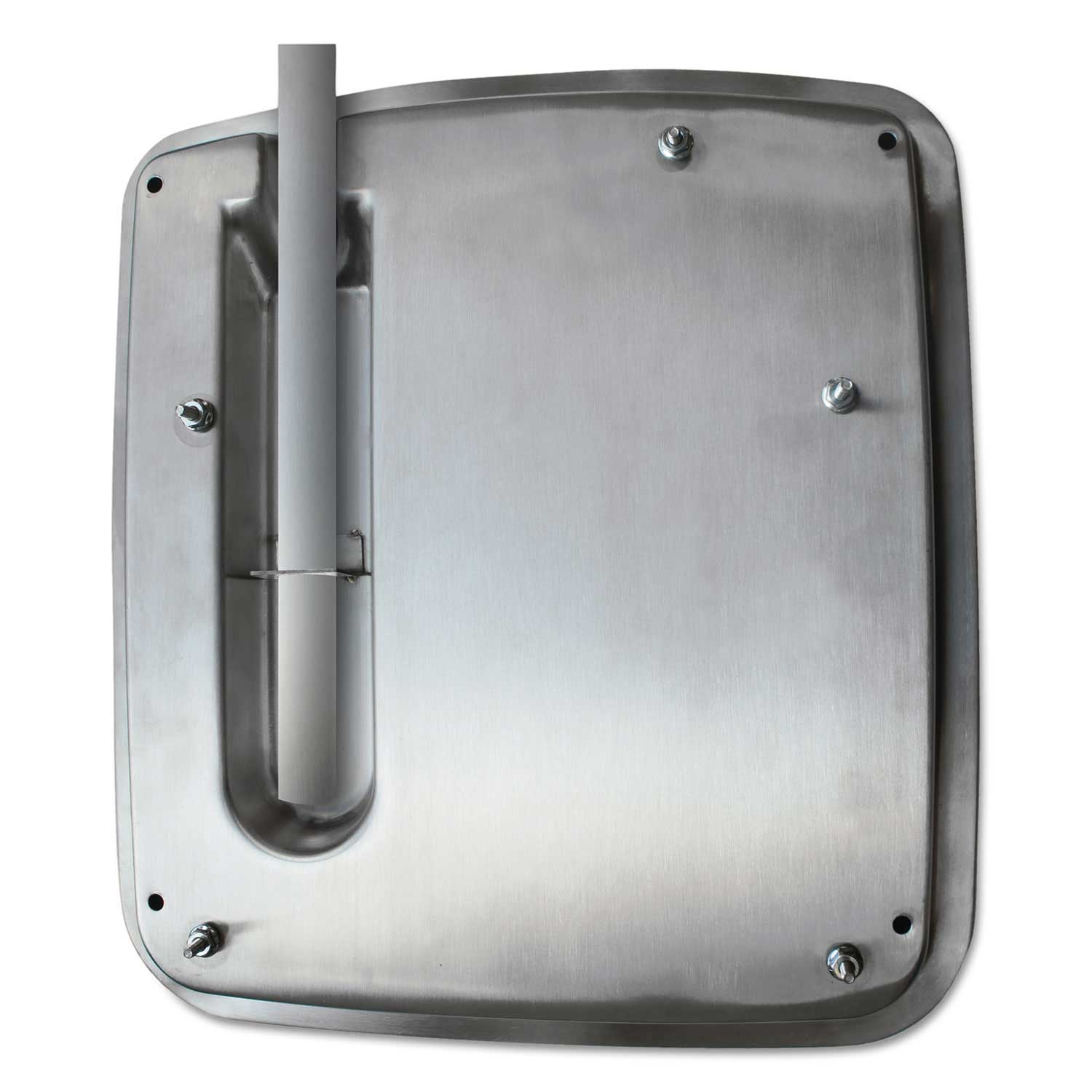 World Dryer Verdedri Stainless Hand Dryer Top Entry Adapter Kit, 14.38 x 1.25 x 13.5 inch