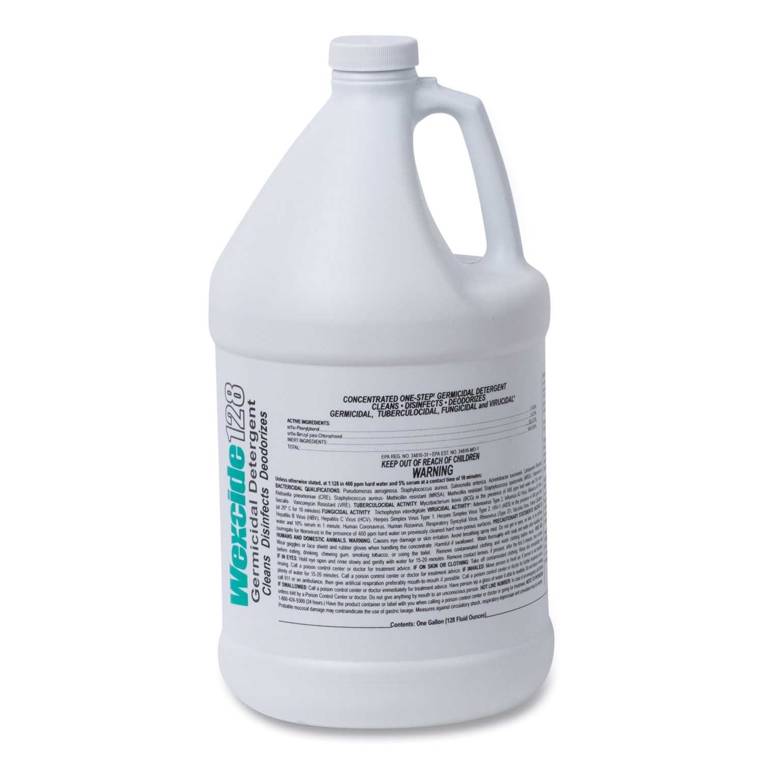 Wexford Labs Wex Cide Nectar Scent Concentrated Disinfecting Cleaner, 128 Ounce Bottle, 4/carton -- 4 per case