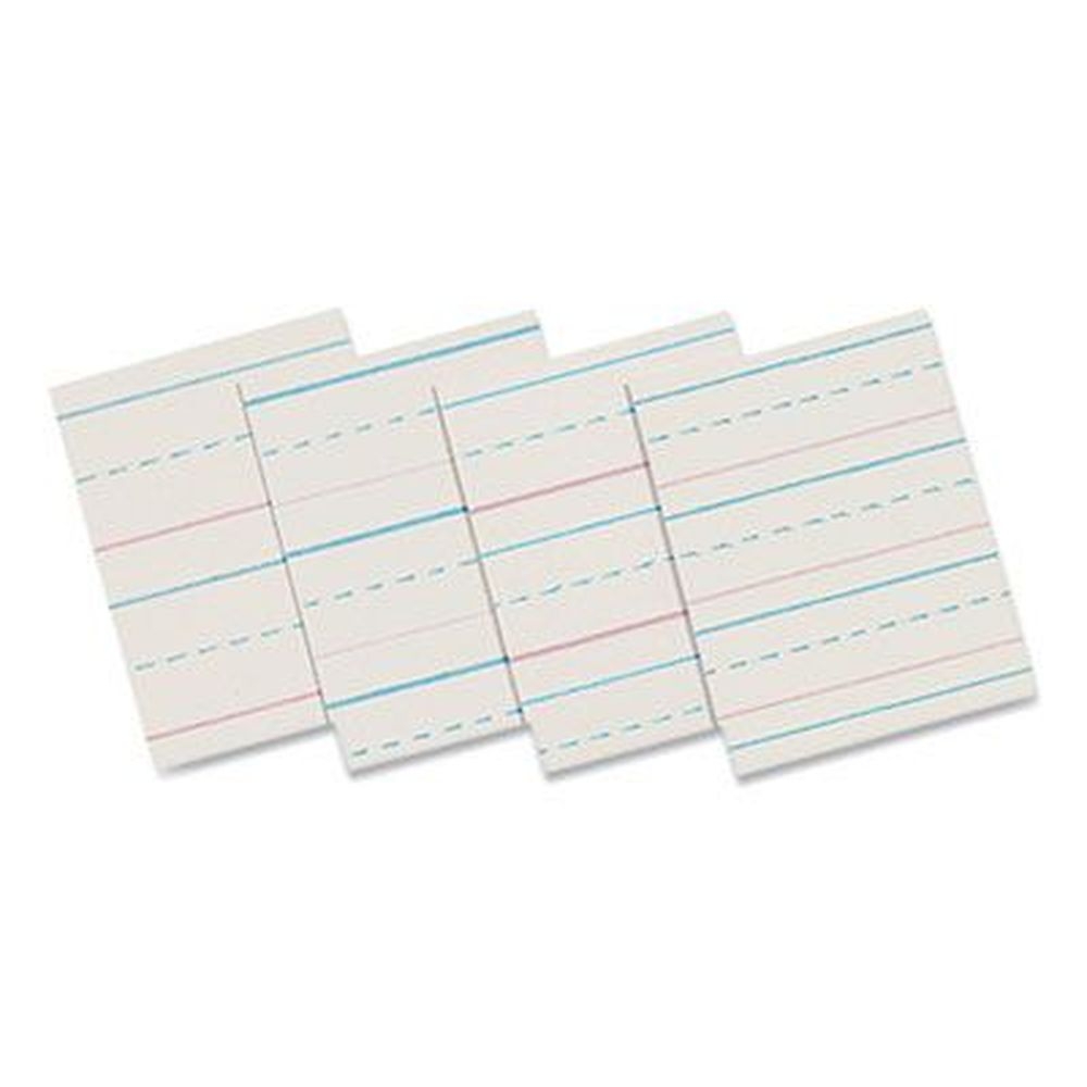 Pacon Two-Sided 1/2 inch Long Rule Multi-Program Handwriting Paper, 30 Pound Bond Weight -- 500 per pack