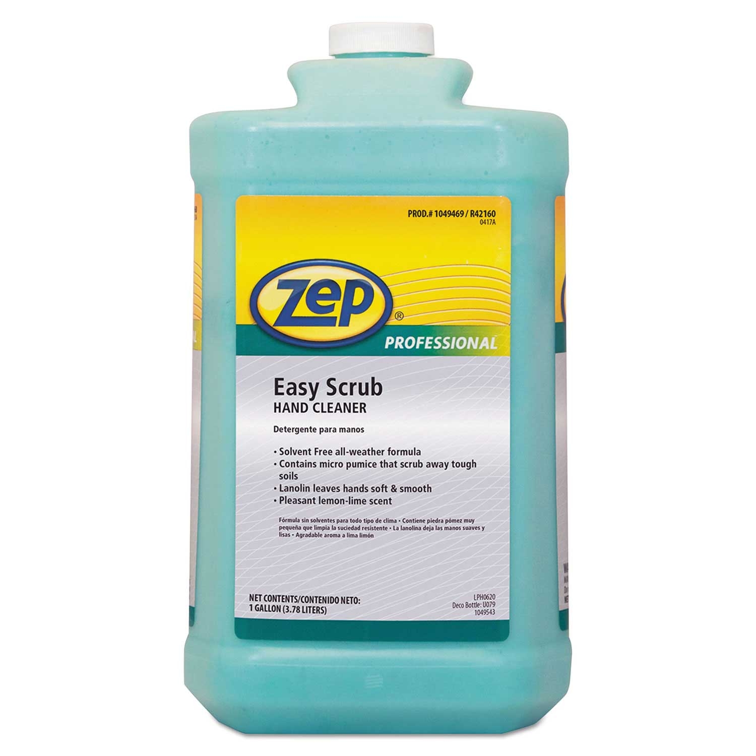 Zep Professional Easy Scrub Industrial Hand Cleaner, 1 Gallon Bottle -- 4 per case