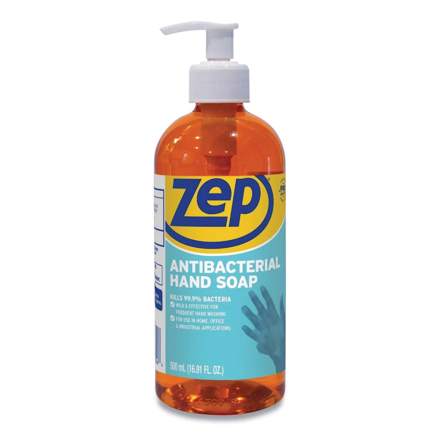 Zep Floral Antibacterial Liquid Hand Soap, 16.9 Ounce Bottle -- 12 per case