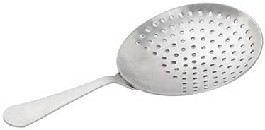 Tablecraft 18/8 Stainless Steel Brushed Finish Julep Strainer
