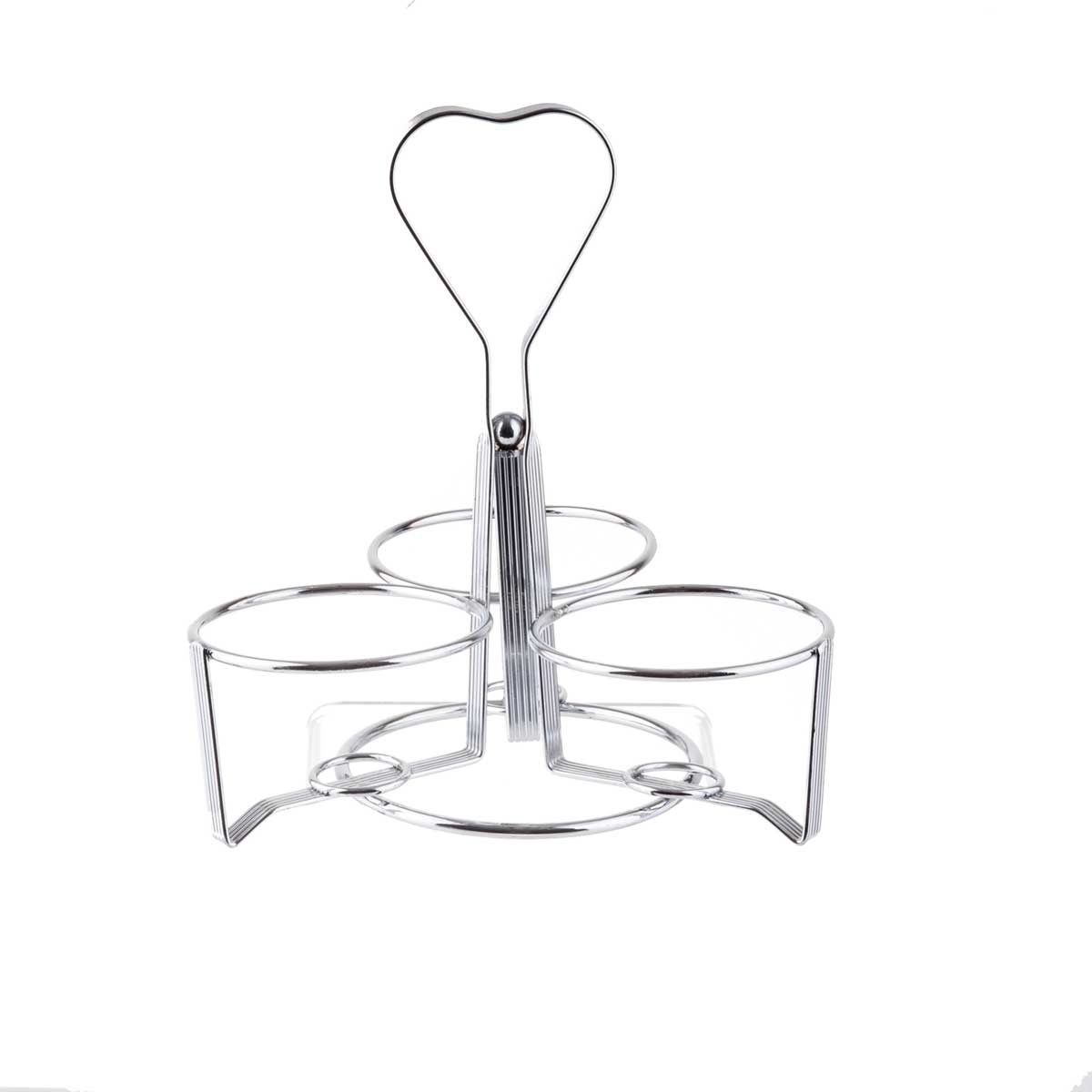 Tablecraft Modern Collection Chrome Plated Steel Top Glass Syrup Dispenser, 8 Ounce Capacity -- 12 per case